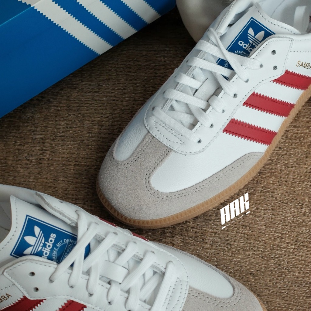 ADIDAS SAMBA OG 'COLLEGIATE BURGUNDY/GUM' (IE1330)
