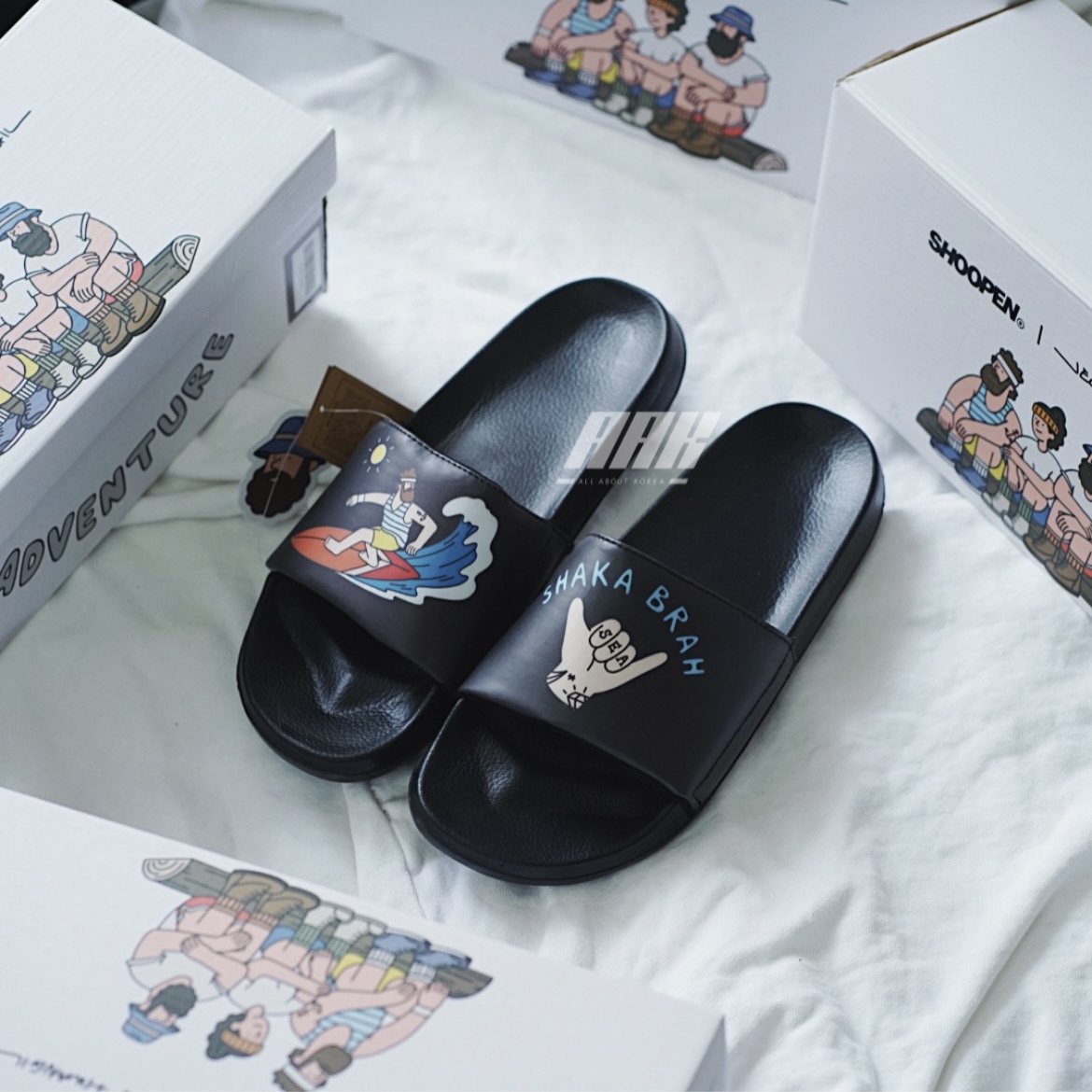 SHOOPEN X JEON HWANG IL SLIPPERS