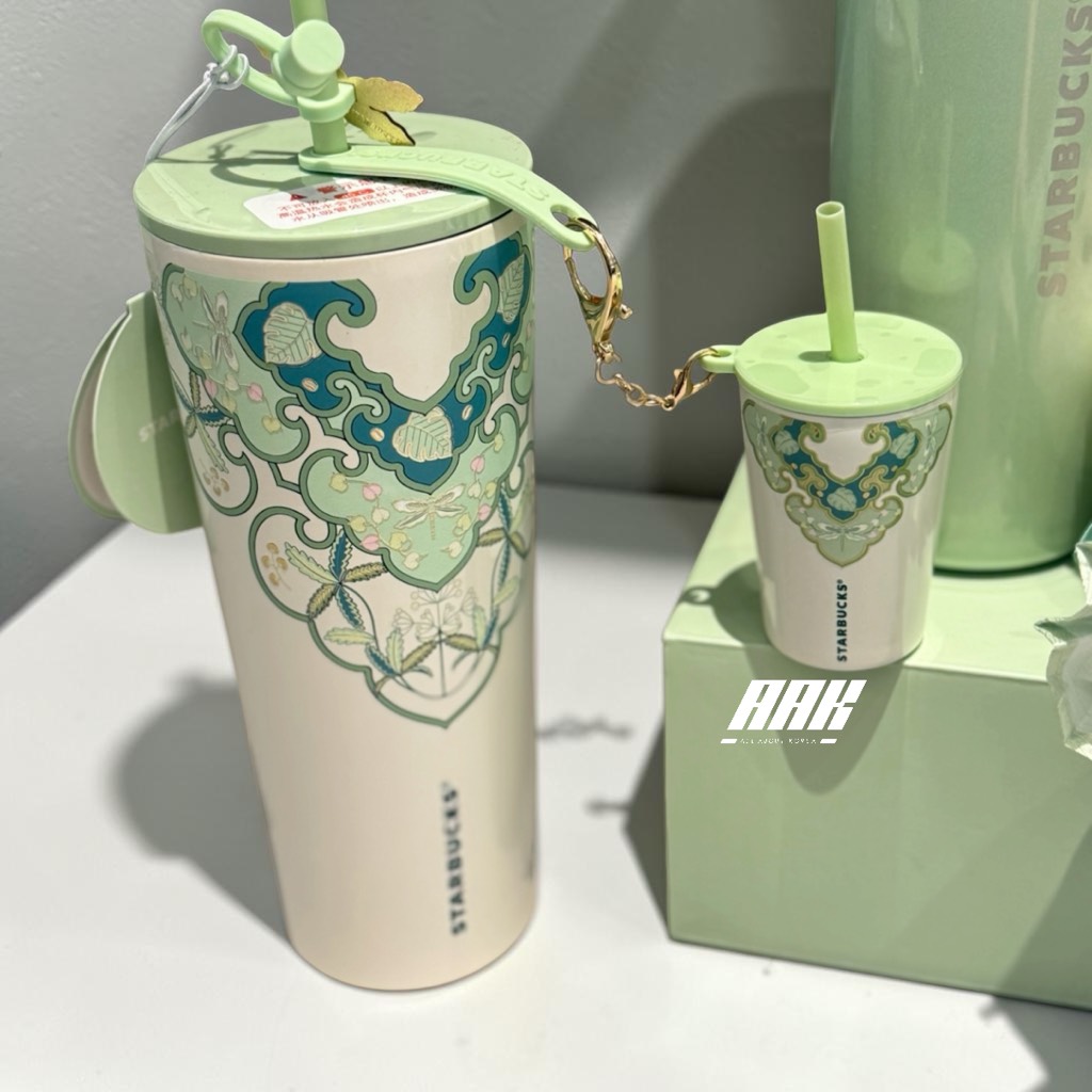Starbucks China 2026 Spring Auspicious Pattern Stainless Steel Cup