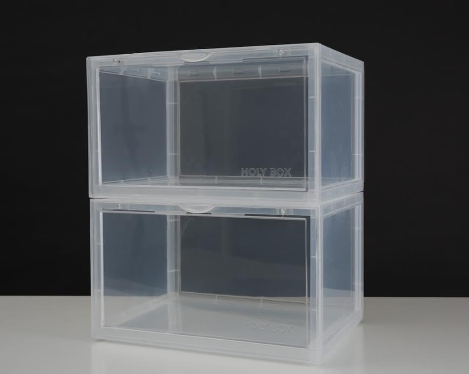 CLEAR SHOE CONTAINERS HOLY BOX