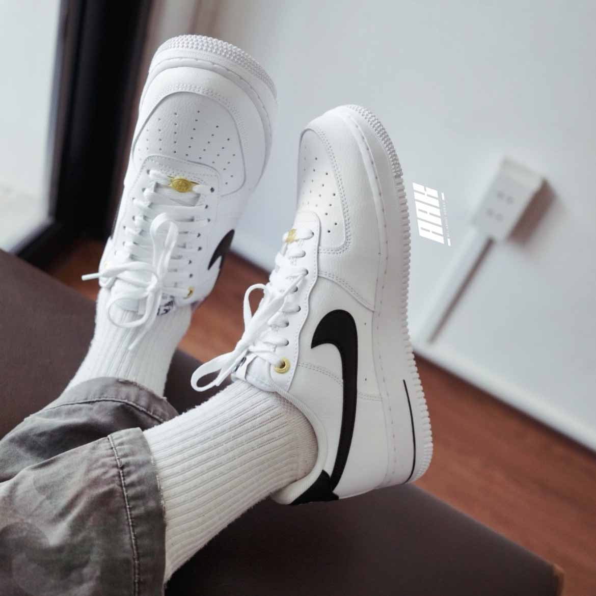 Nike Air Force 1 '07 Lv8 40Th Anniversary Black/White Dq7658-100 | All  About Korea