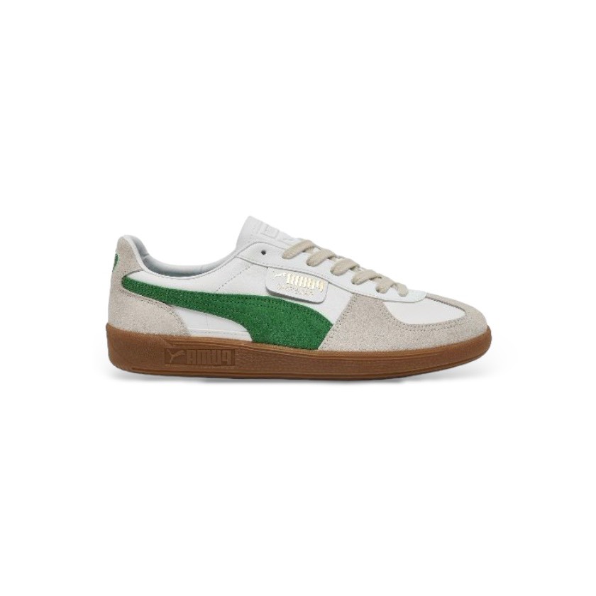 PUMA PALERMO LTH - WHITE-COOL/VAPOR GREEN (396464 07)