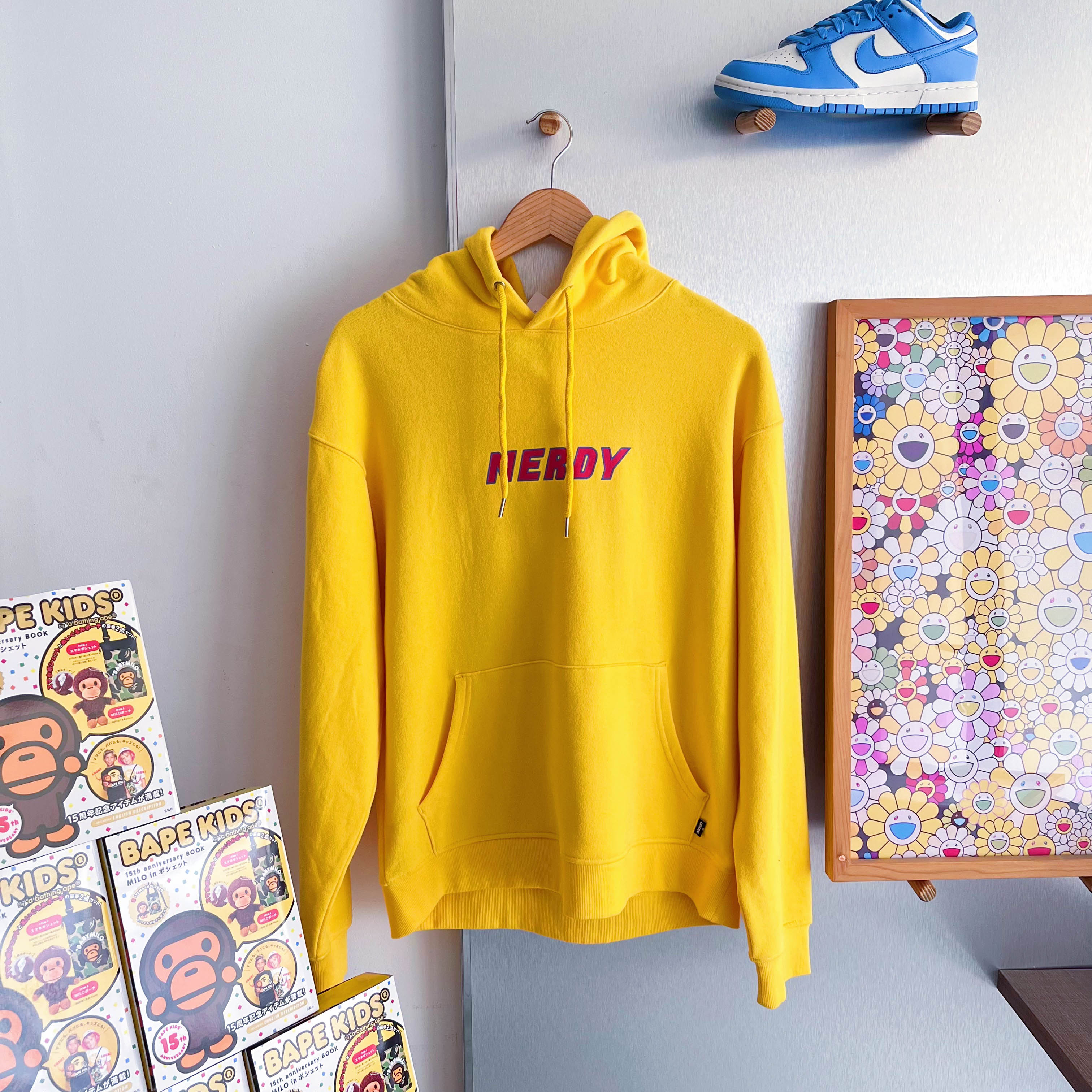 NERDY PULLOVER HOODIE YELLOW