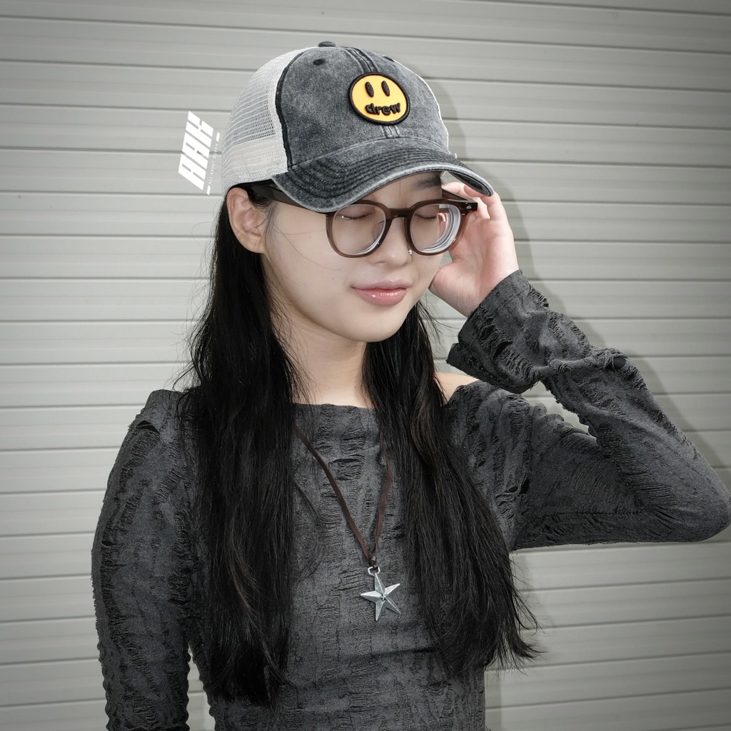 DREW HOUSE MASCOT TEAM HAT 'FADED BLACK' - (DH 102LP MCFBOW)