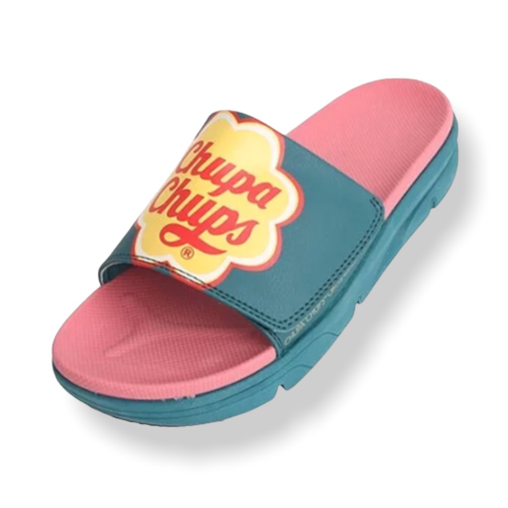SHOOPEN X CHUPA CHUPS SLIPPERS GREEN - AFDU79S02