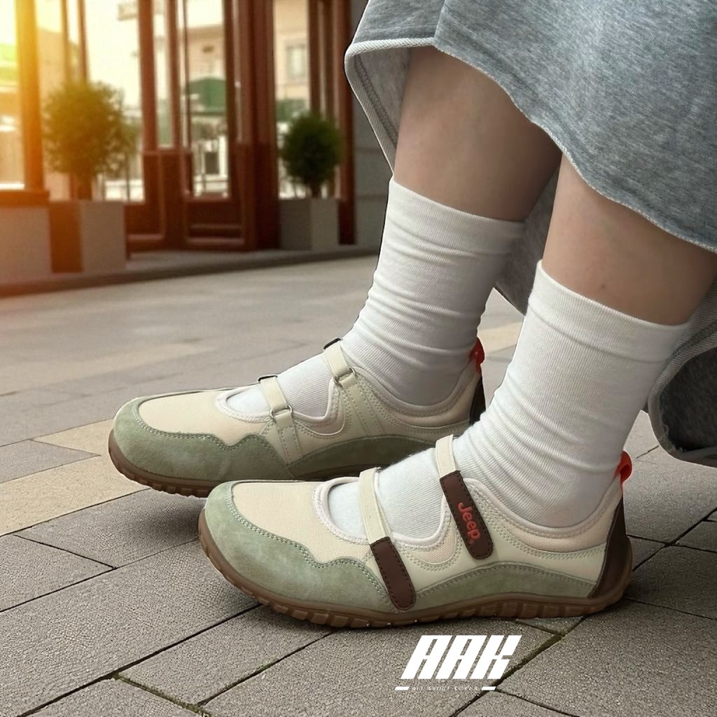 JEEP OUTDOOR LIFESTYLE LOW TOP BEIGE/GREEN ( P651W13112 )