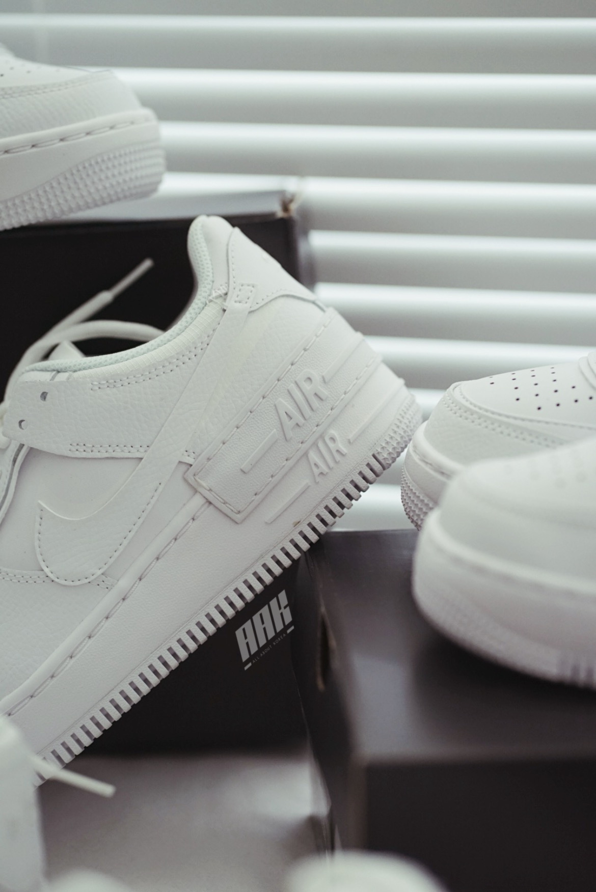 NIKE AIR FORCE 1 SHADOW TRIPLE WHITE - CI0919 100