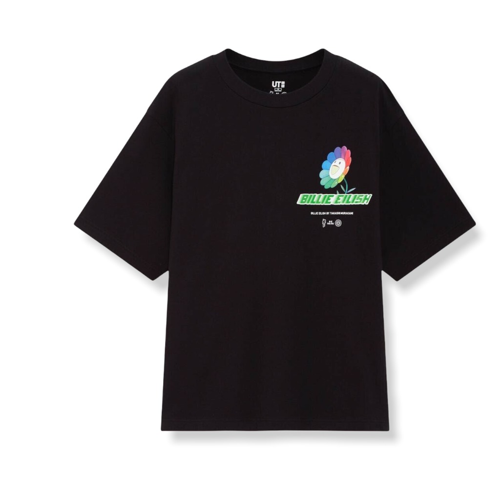 BILLIE EILISH X TAKASHI MURAKAMI T-SHIRT BLACK - 241 430600