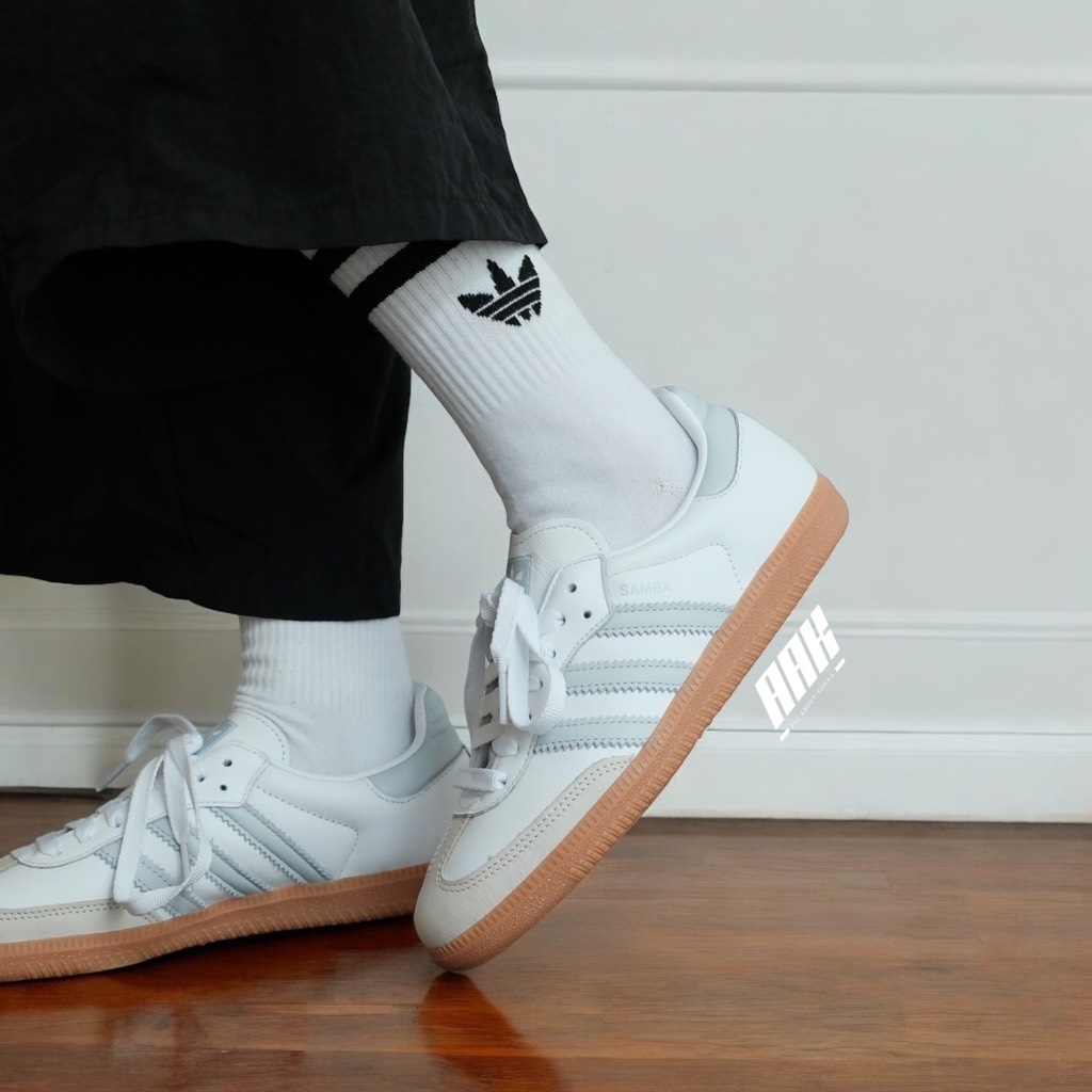 ADIDAS SAMBA OG (IE0877) CLOUD WHITE / HALO BLUE