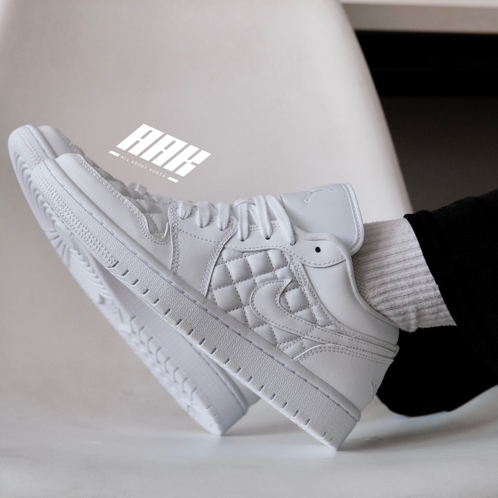 AIR JORDAN 1 LOW QUILTED WHITE ( DB6480 100)