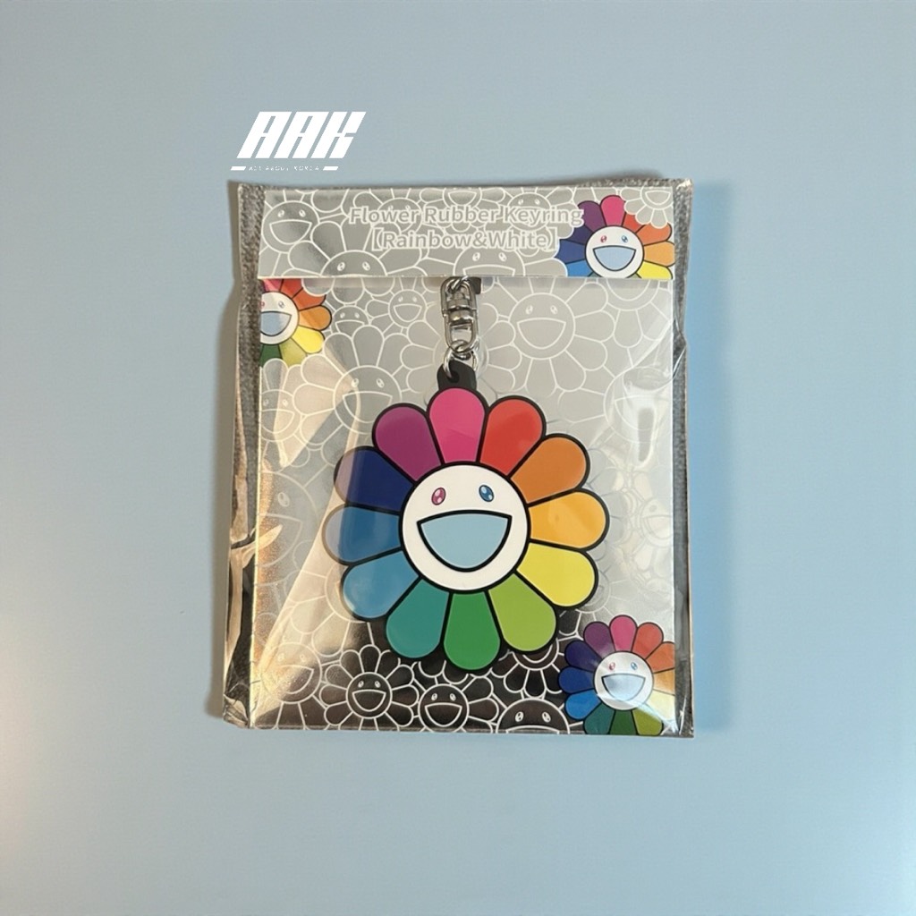 Takashi Murakami Flower Rubber Keychain