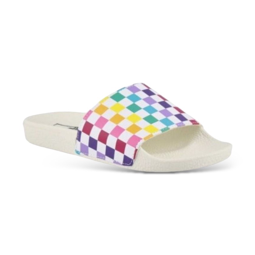 VANS SLIDE - ONE PARTY MULTI CHECKER - VN0A38EH066