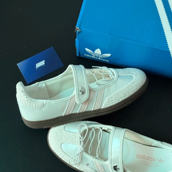 ADIDAS SAMBA MARY JANE 'Cloud White Pink' (JR4482)