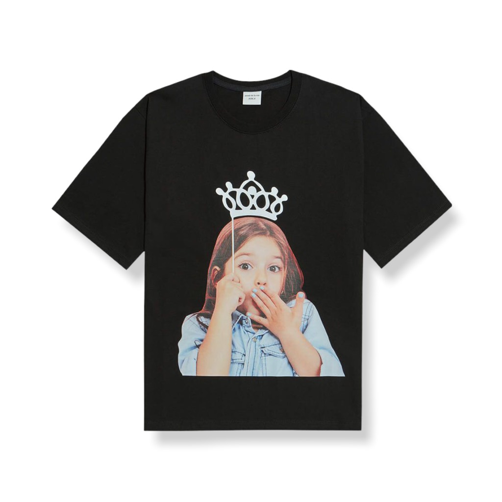 ADLV BABY FACE T-SHIRT BLACK TIARA - ADLV18SS SSBKBF TIA