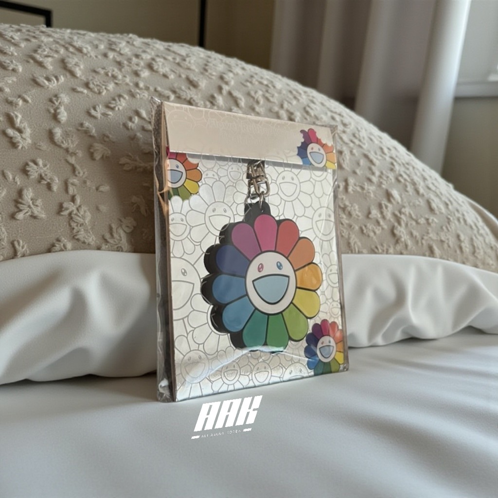 Takashi Murakami Flower Rubber Keychain