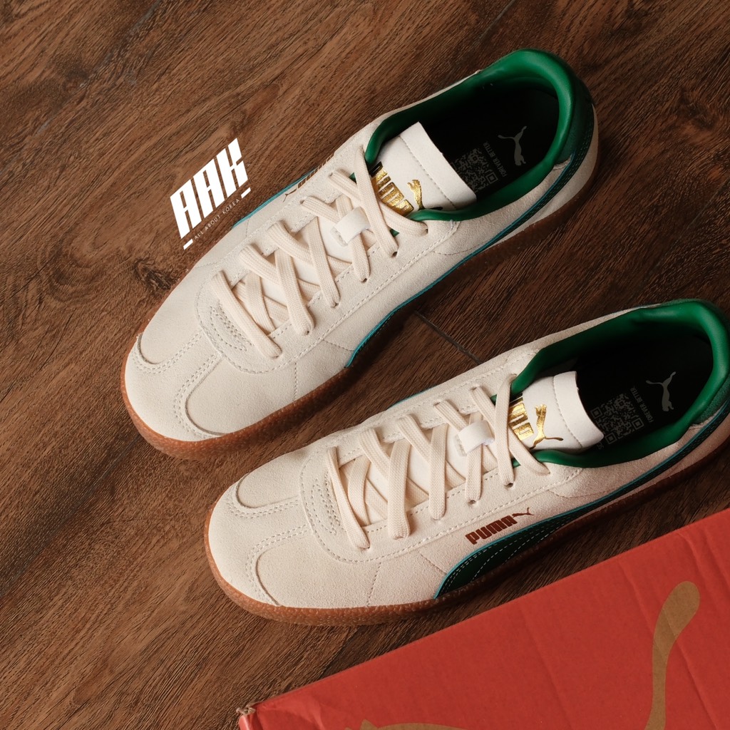 PUMA CLUB WHITE/GREEN  (401514-05)