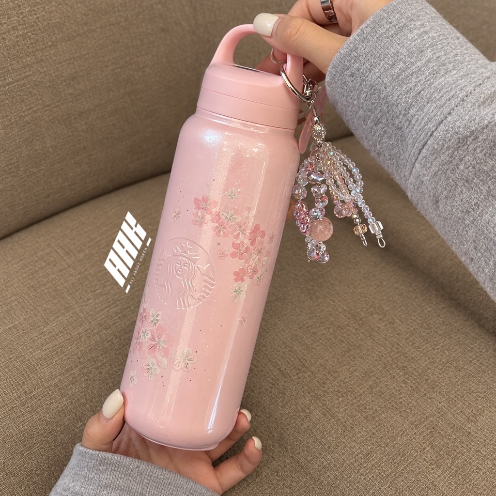 Starbucks Sakura Series Thermos Cup Pendant Pink