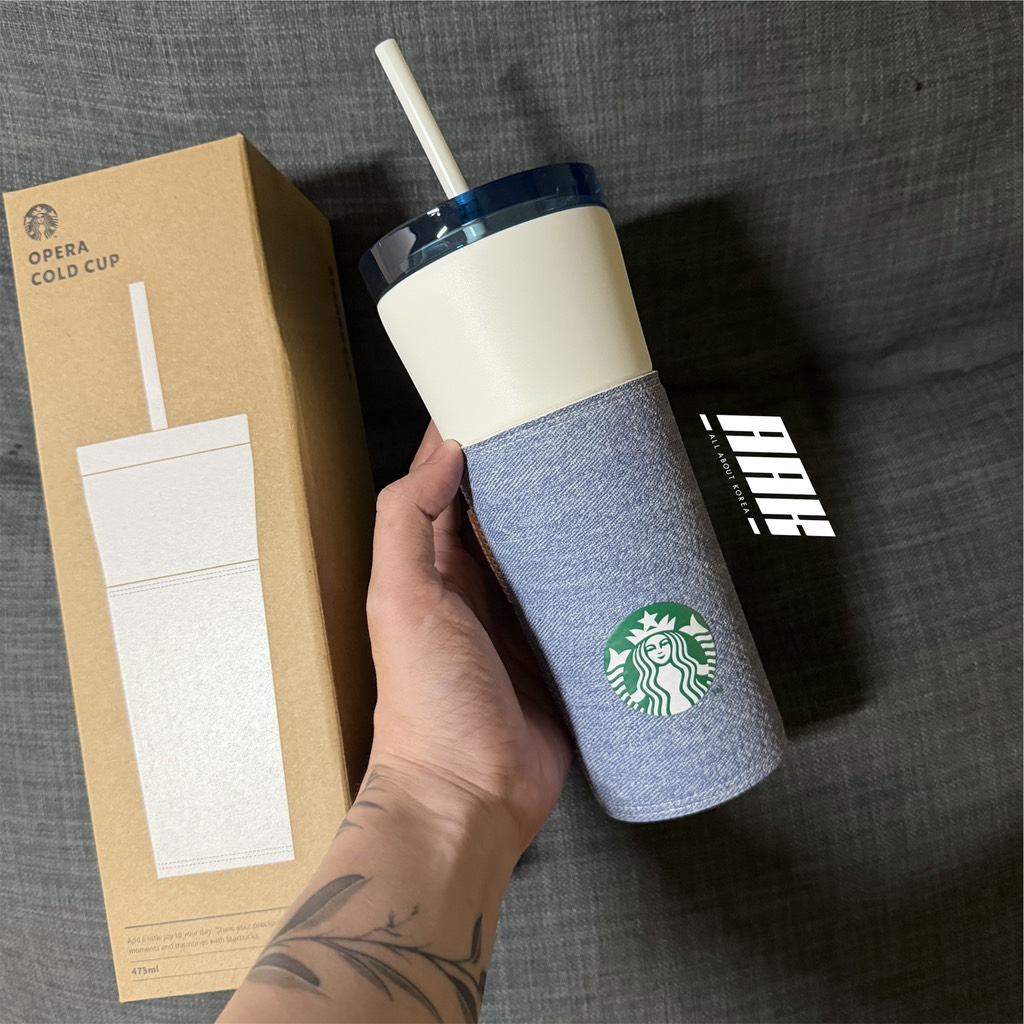 Starbucks Washed Blue Opera Coldcup / 473ML