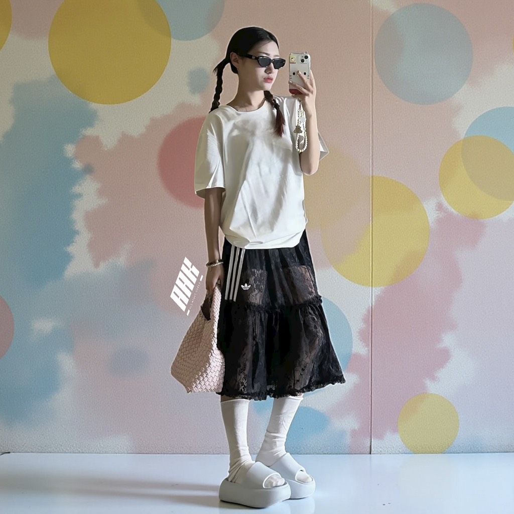 Adidas Original Lace Skirt / Black ( KD2289 )