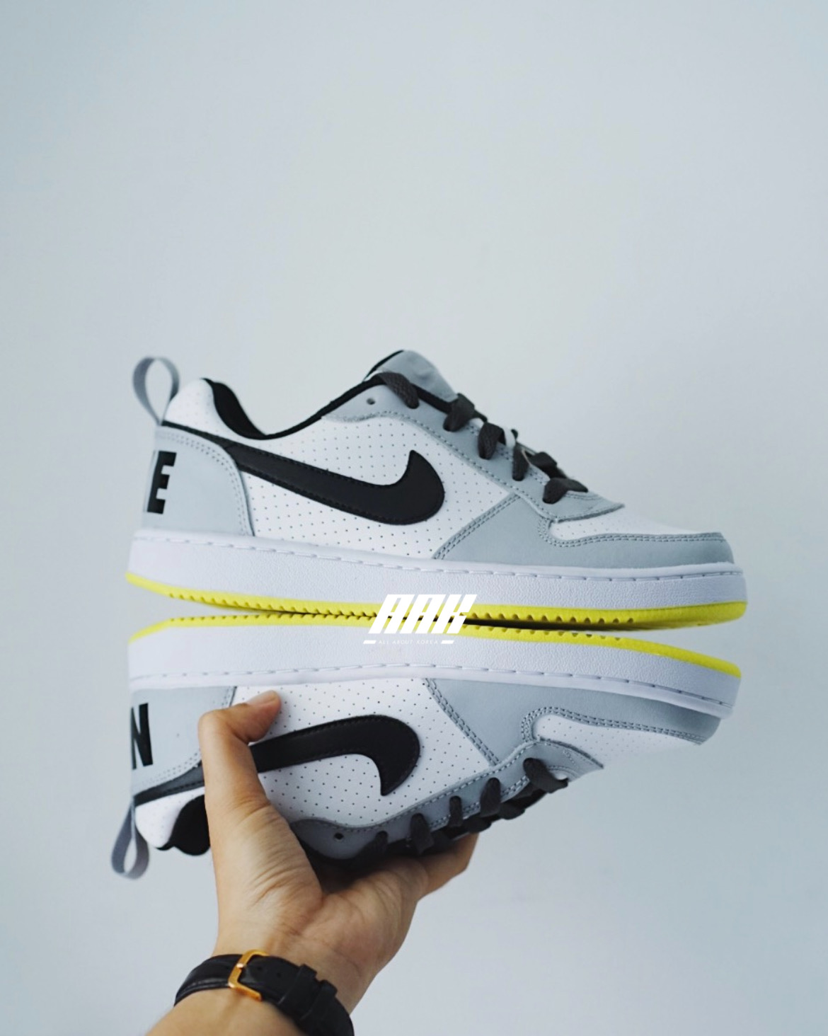 NIKE COURT BOROUGH LOW SMOKE GREY - 839985 104