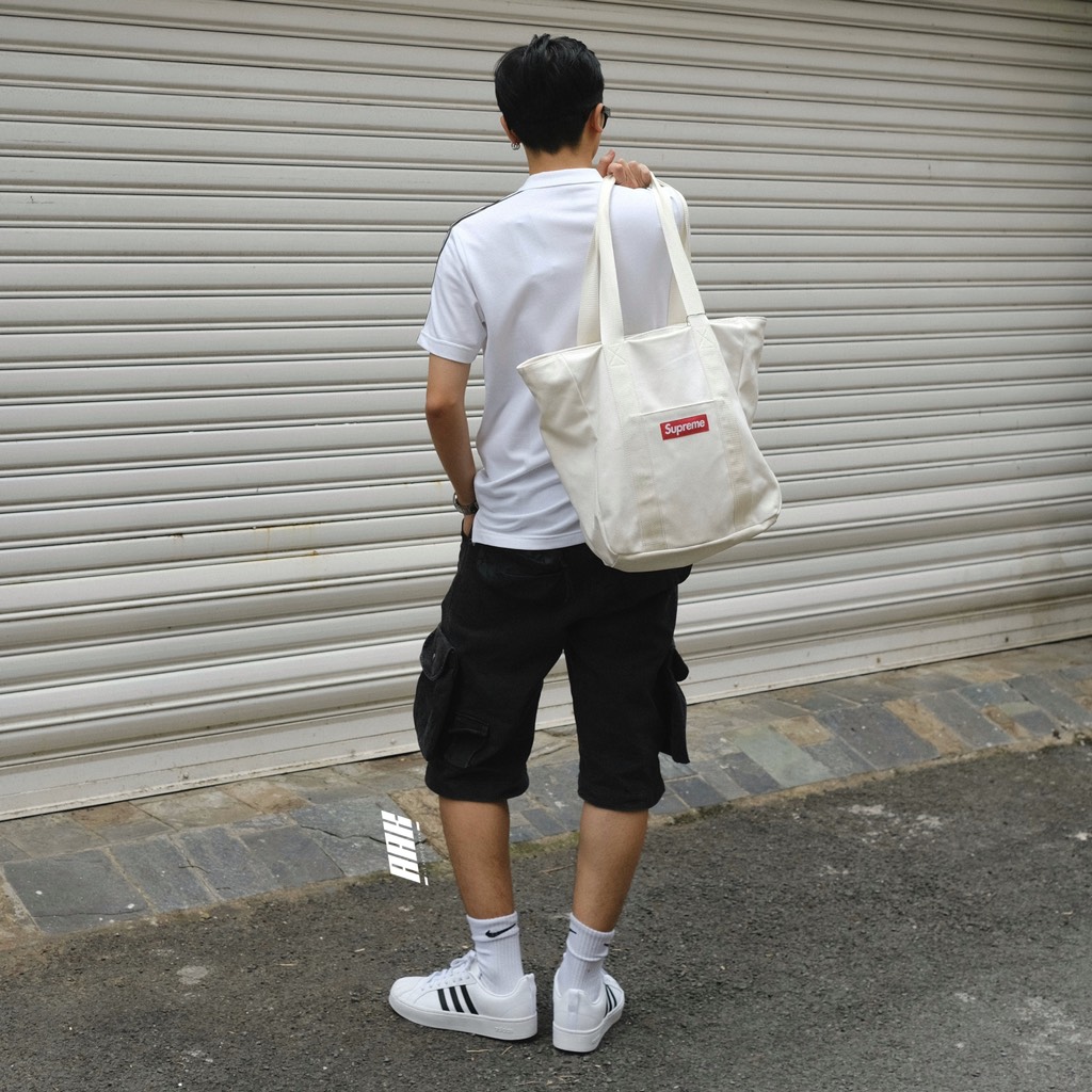 ADIDAS STREET CHECK WHITE/BLACK  ( GW5493 )