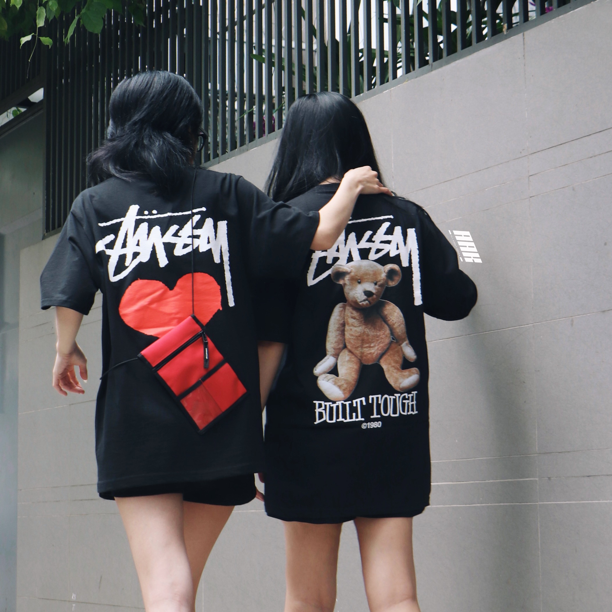 STUSSY STOCK HEART TEE