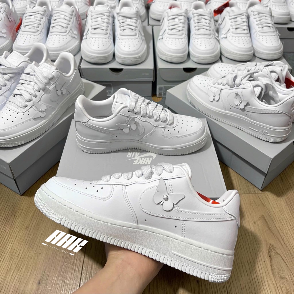 Nike Air Force 1 Low Butterfly White Women's Shoes (IH4480-100)