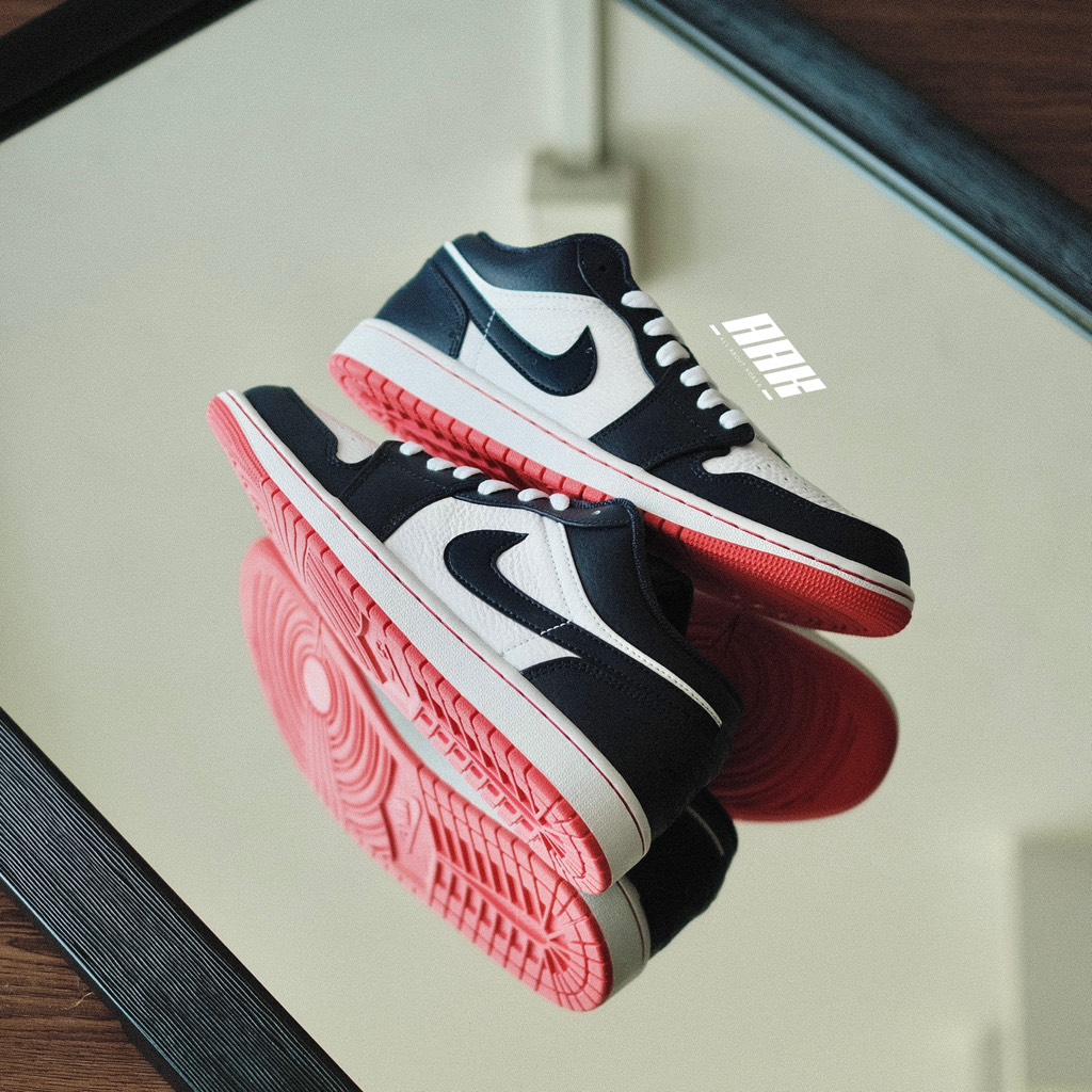 AIR JORDAN 1 LOW RETRO OBSIDIAN EMBER GLOW (553558 481)