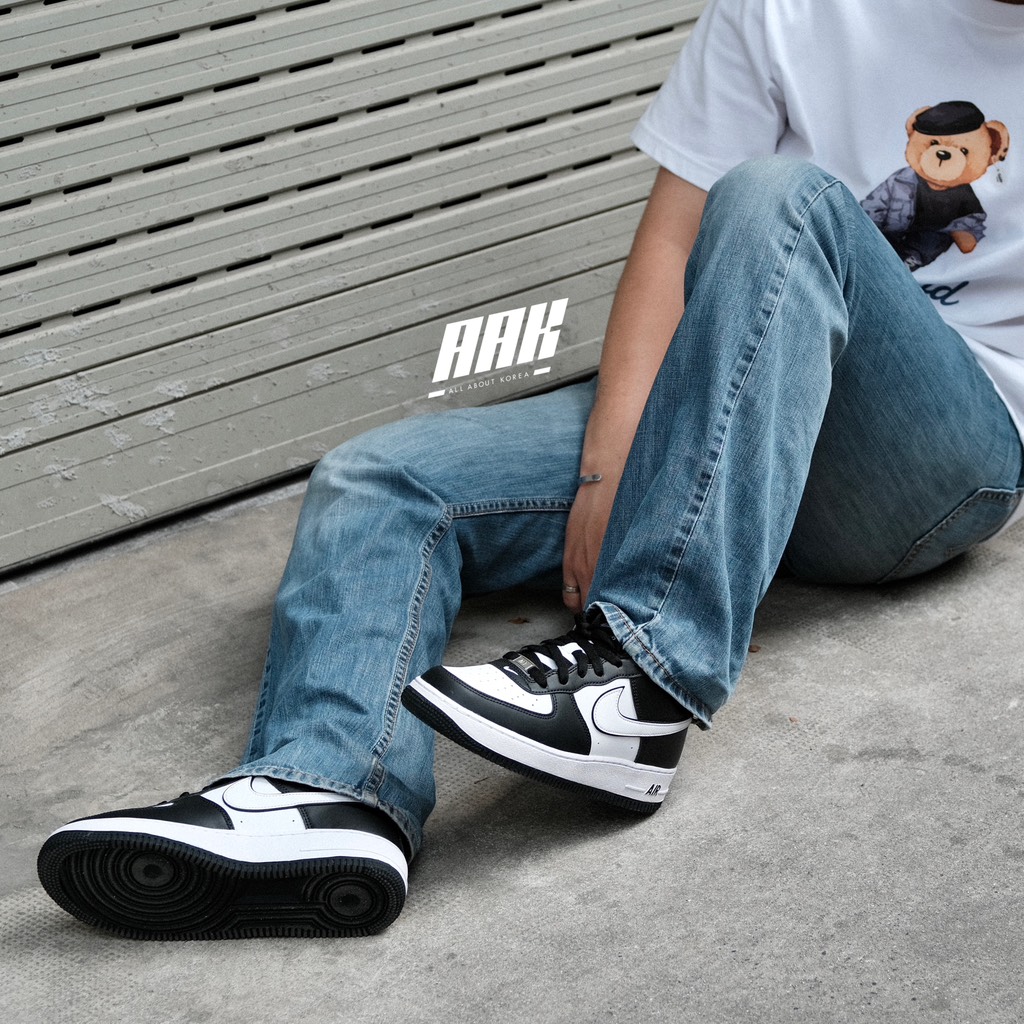 NIKE AIRFORCE 1 07 LV8 'Panda' - DV1621 001