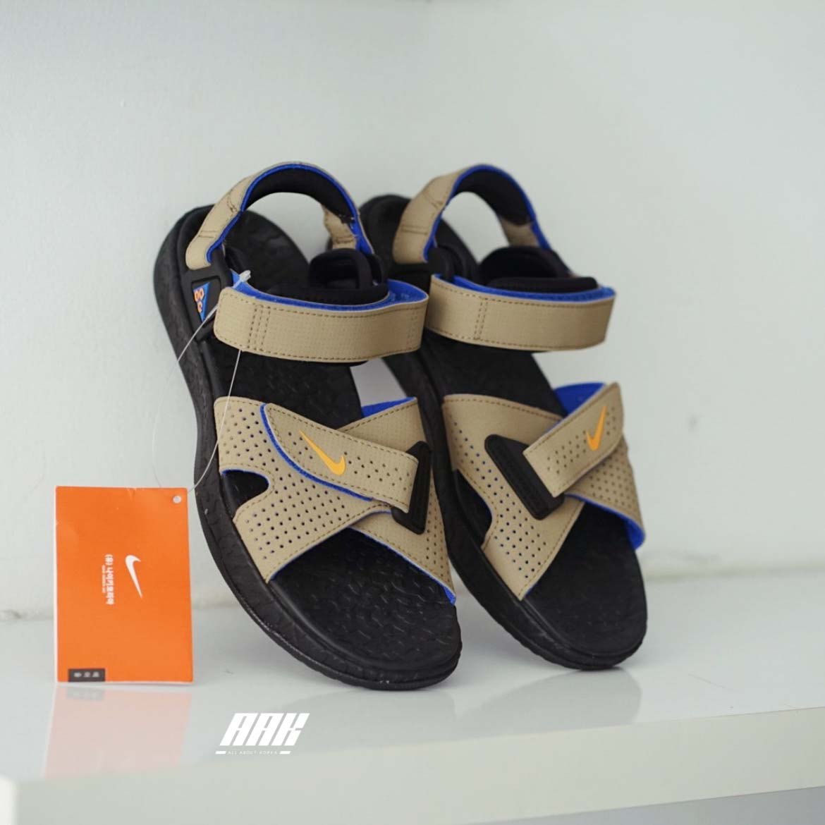 NIKE ACD DESCHUTZ SANDAL BLACK BROWN - CT3303 200