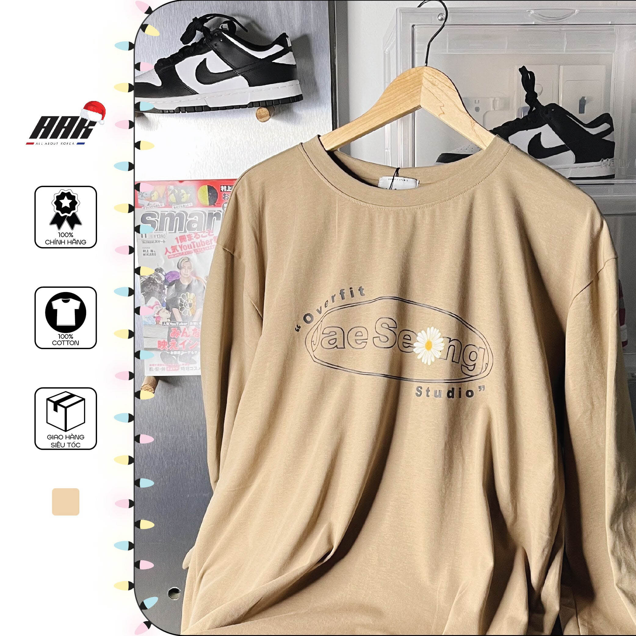 JAESEONG DAISY LONGSLEEVE SHIRT