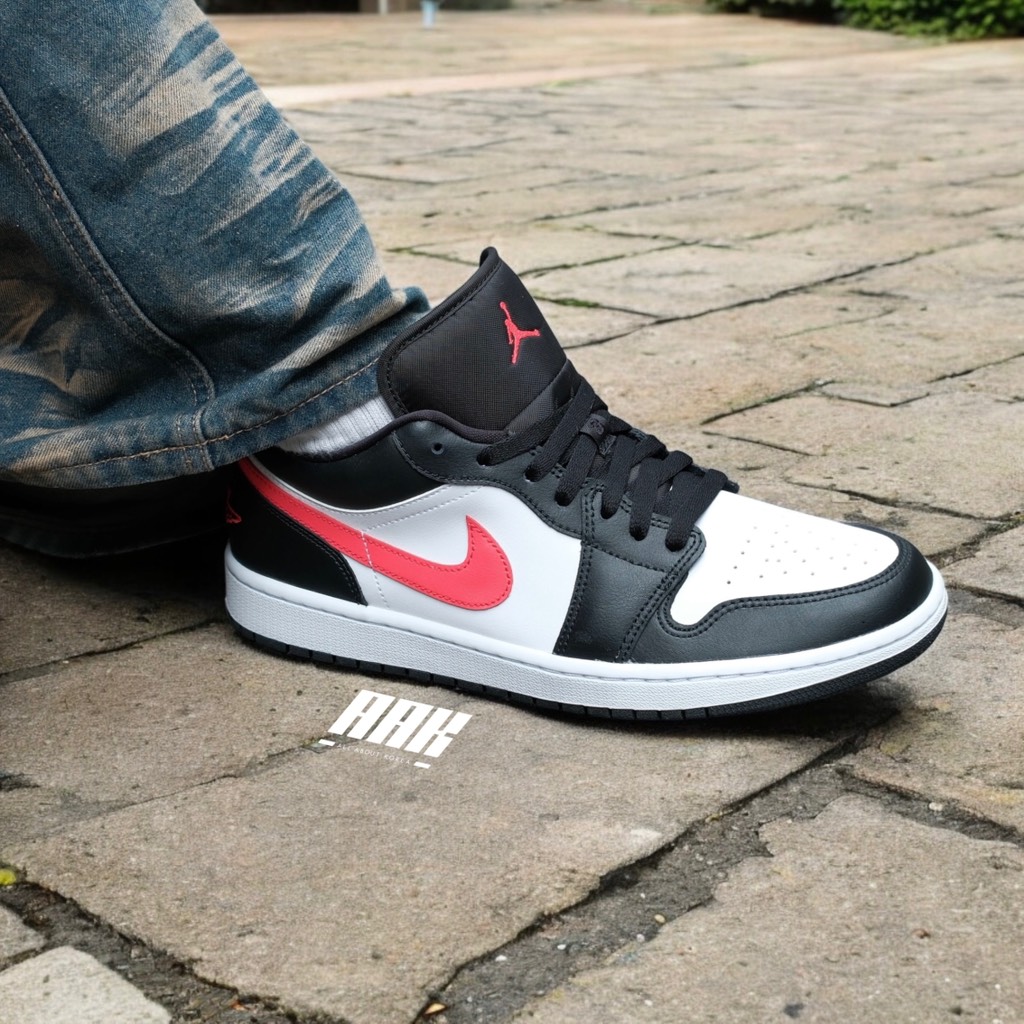 JORDAN 1 LOW BLACK SIREN RED - DC0774 004