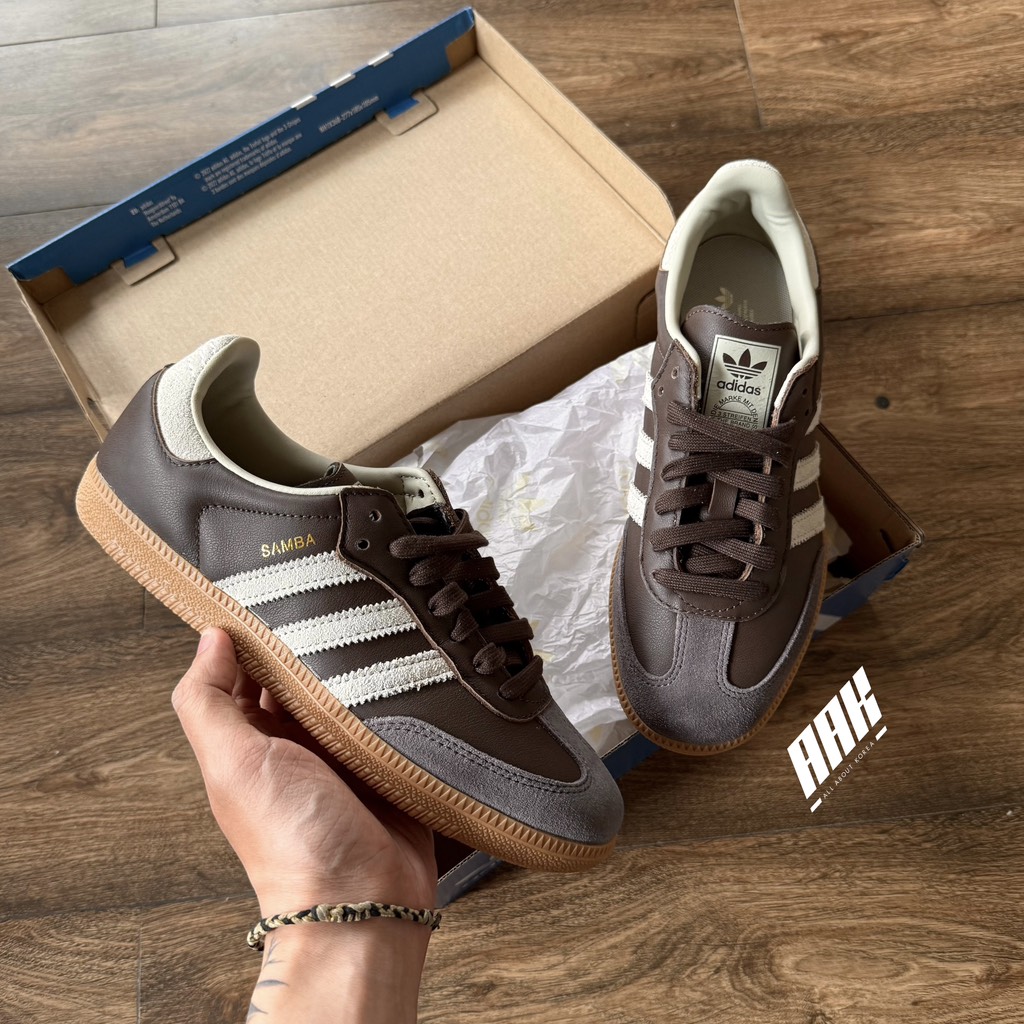 ADIDAS SAMBA OG (ID1481) BROWN PUTTY GREY
