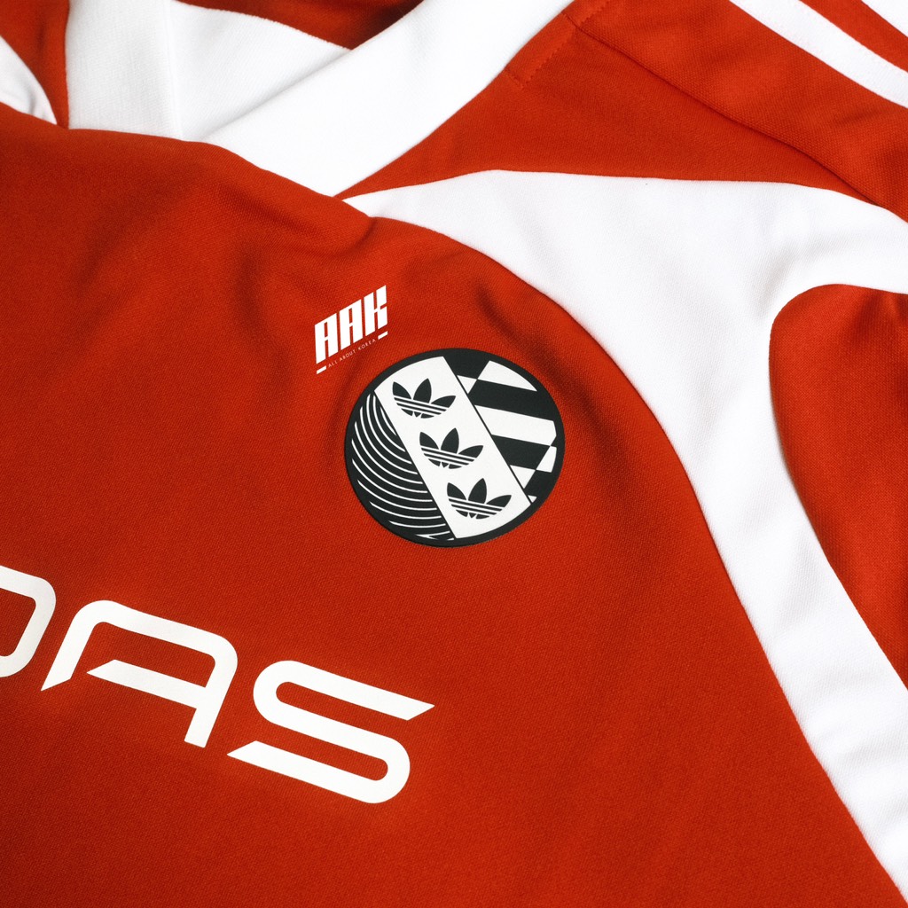 ADIDAS ADILENIUM OVERSIZED SHORT SLEEVE JERSEY 'Better Scarlet' - IW3637