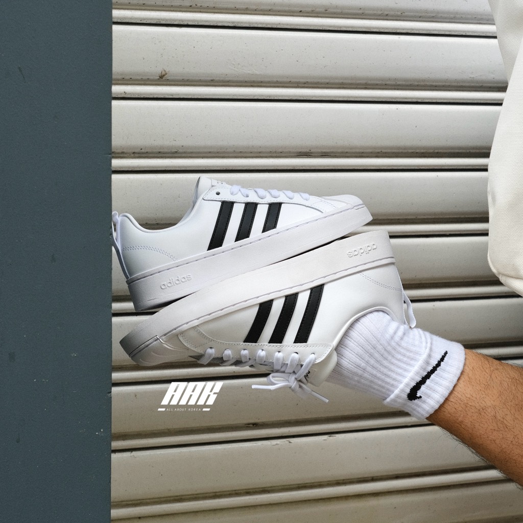 ADIDAS STREET CHECK WHITE/BLACK  ( GW5493 )