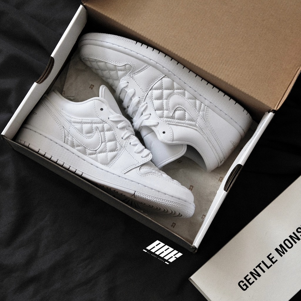 AIR JORDAN 1 LOW QUILTED WHITE ( DB6480 100)