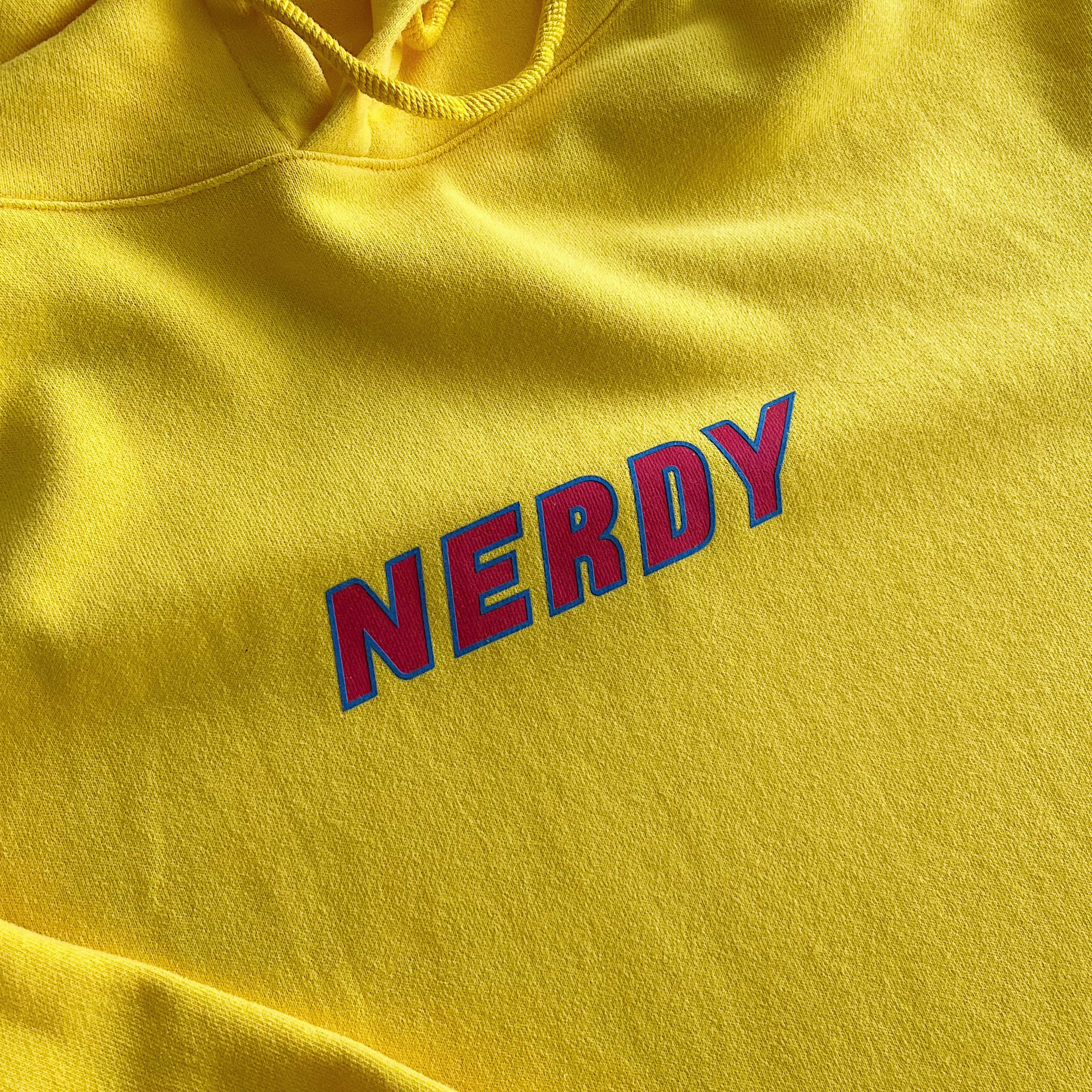 NERDY PULLOVER HOODIE YELLOW