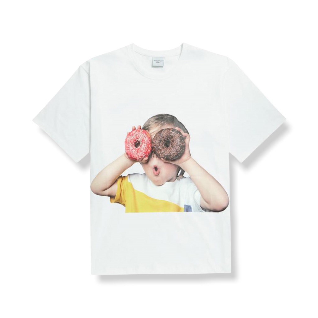 ADLV BABY FACE T-SHIRT WHITE DONUTS 1 - ADLV21SS SSWHBF DN