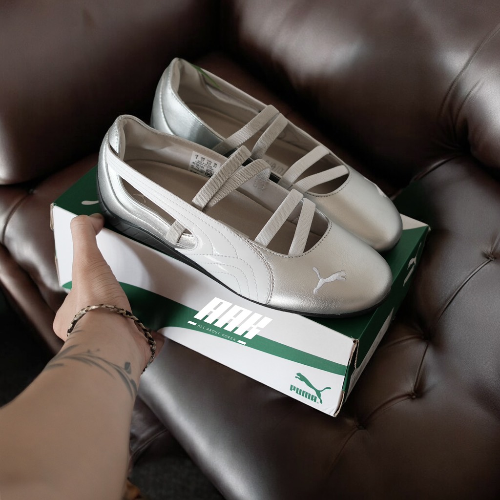 PUMA SPEEDCAT BALLET CORE  "SILVER " (401581 01 )