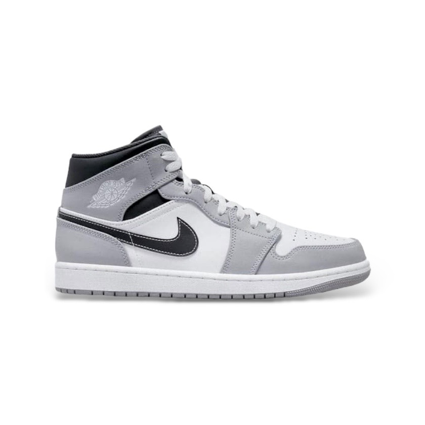 AIR JORDAN 1 MID ' LIGHT SMOKE GREY " (554724 078)