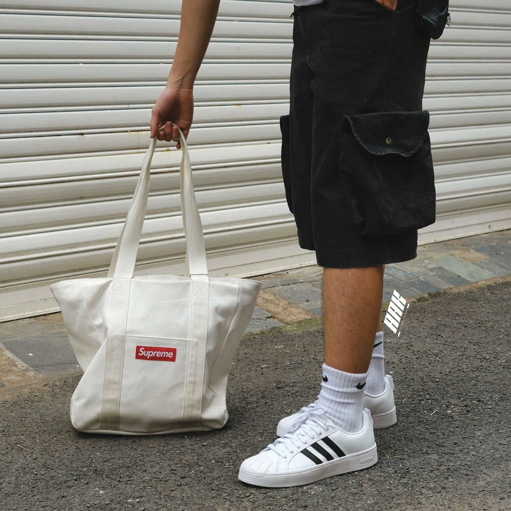 ADIDAS STREET CHECK WHITE/BLACK  ( GW5493 )