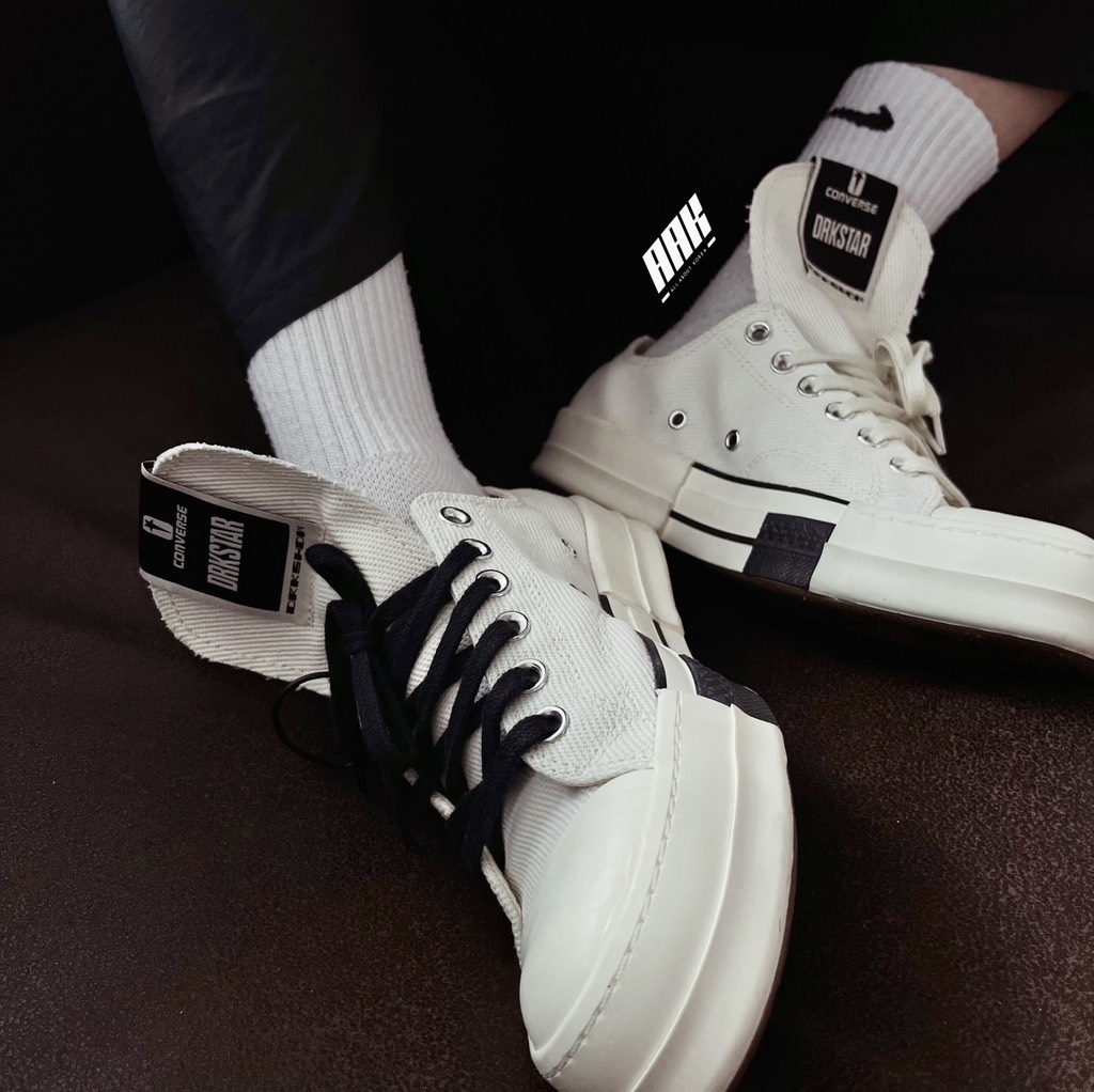 RICK OWEN x DRKSHDW DRKSTAR CONVERSE CHUCK 70 LOW ( A00134C)