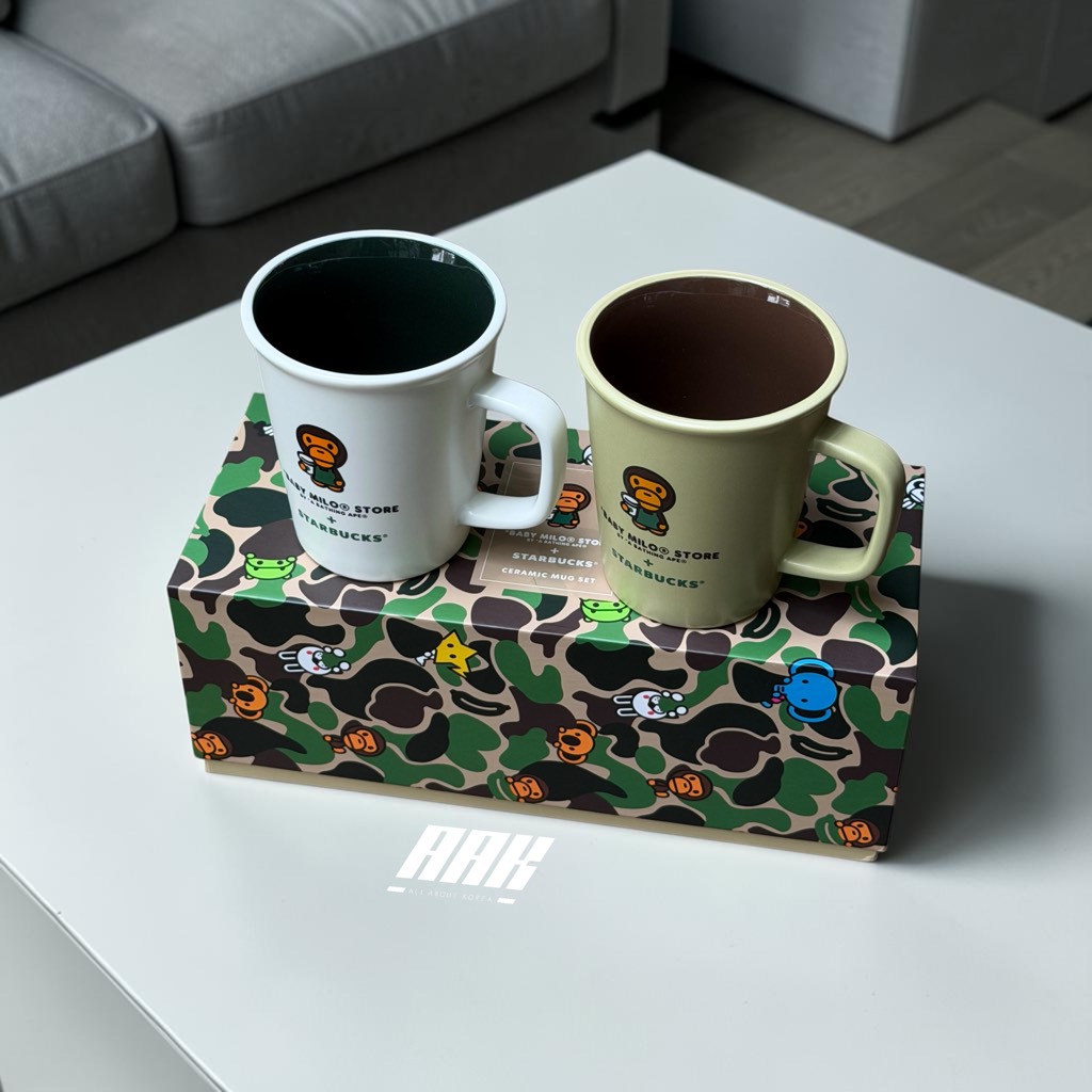 Baby Milo + Starbuck Ceramic Mug set