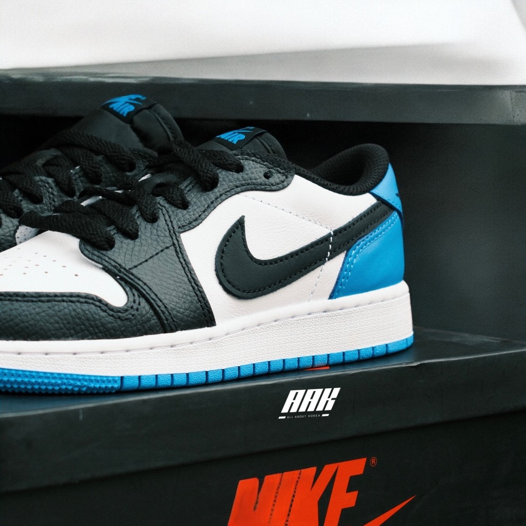 AIR JORDAN 1 LOW " DARK POWDER BLUE " (CZ0858 104)