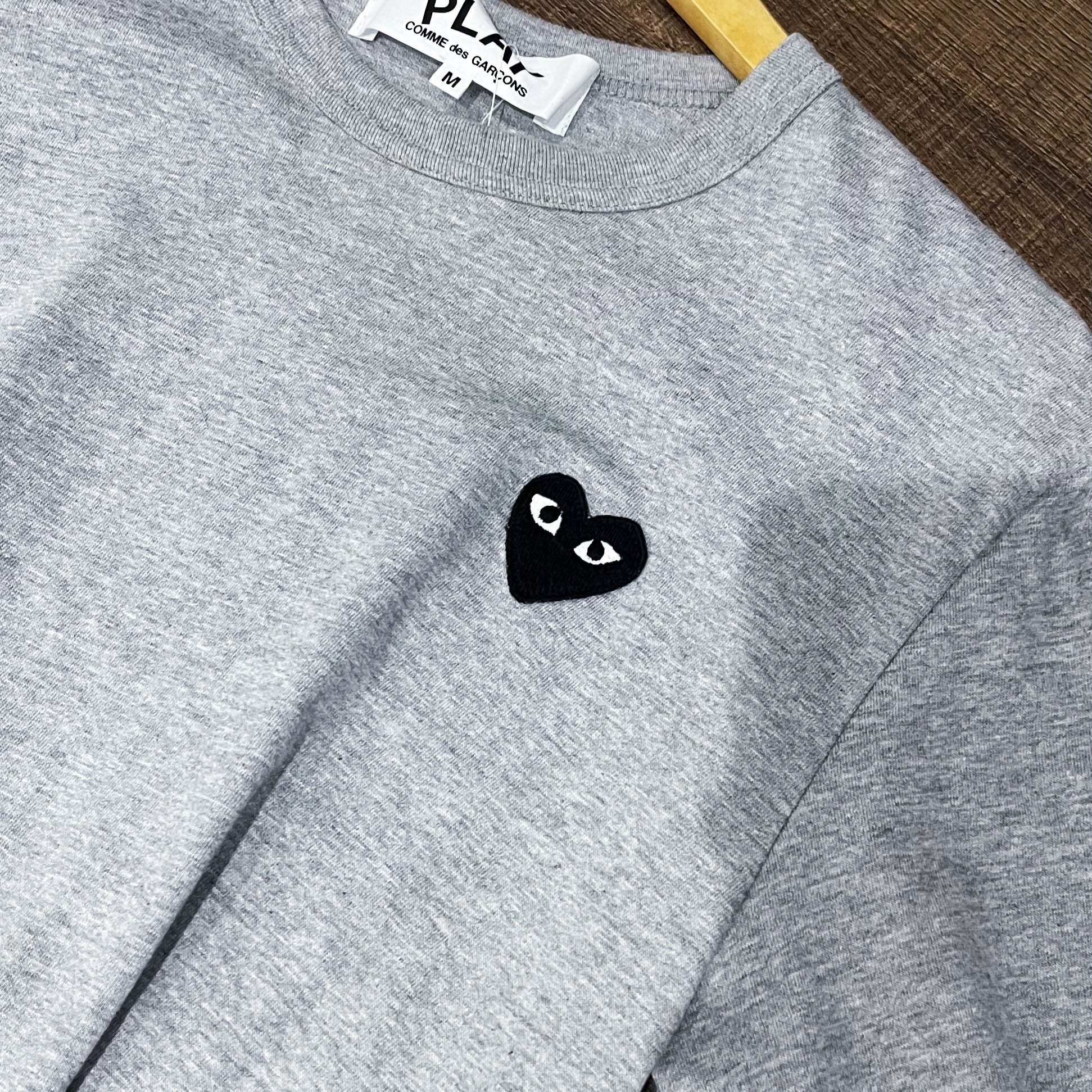 CDG BLACK PLAY COMME DES GARCONS LONGSLEEVE - AZ T122 051 1 4