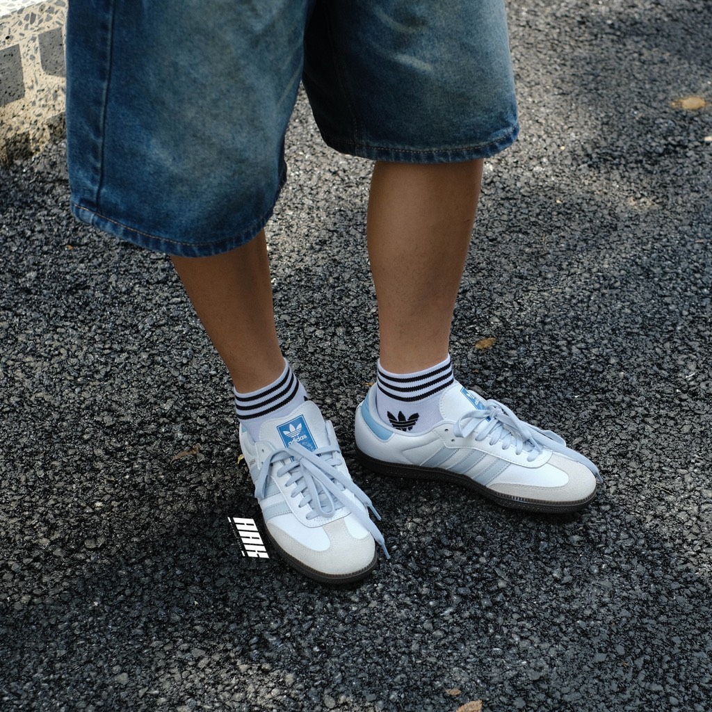 ADIDAS SAMBA OG "WHITE HALO BLUE" - ID2055