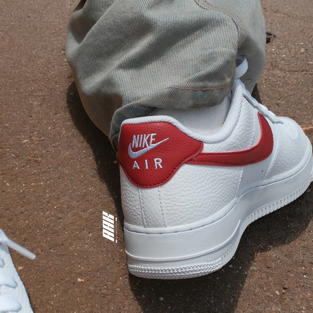 NIKE AIR FORCE 1 "WHITE RED" ( CZ0326 100 )