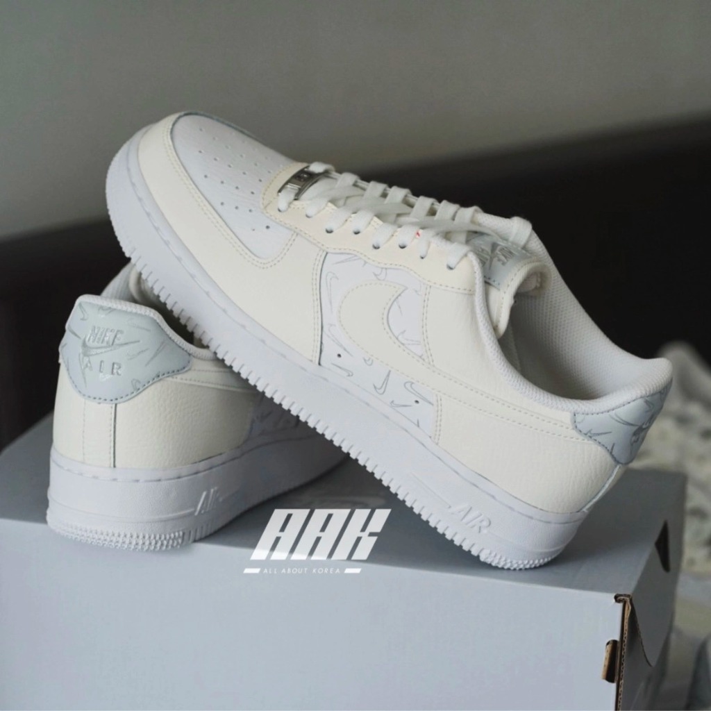 Nike Air Force 1 Low '07 Mini Checks Sail Pure Platinum -  DR7857 100