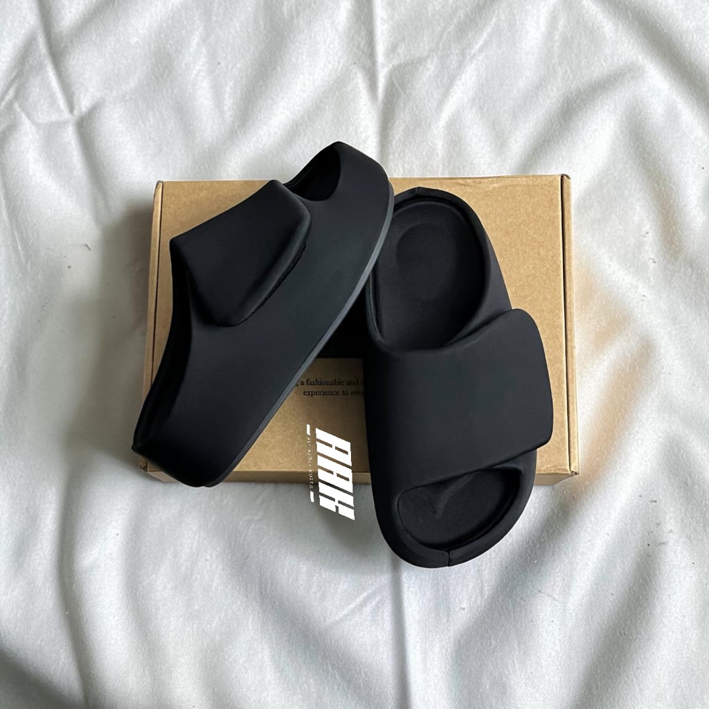 Central & Kitty Velcro Bread Slide 6CM / Black ( XZ706801)