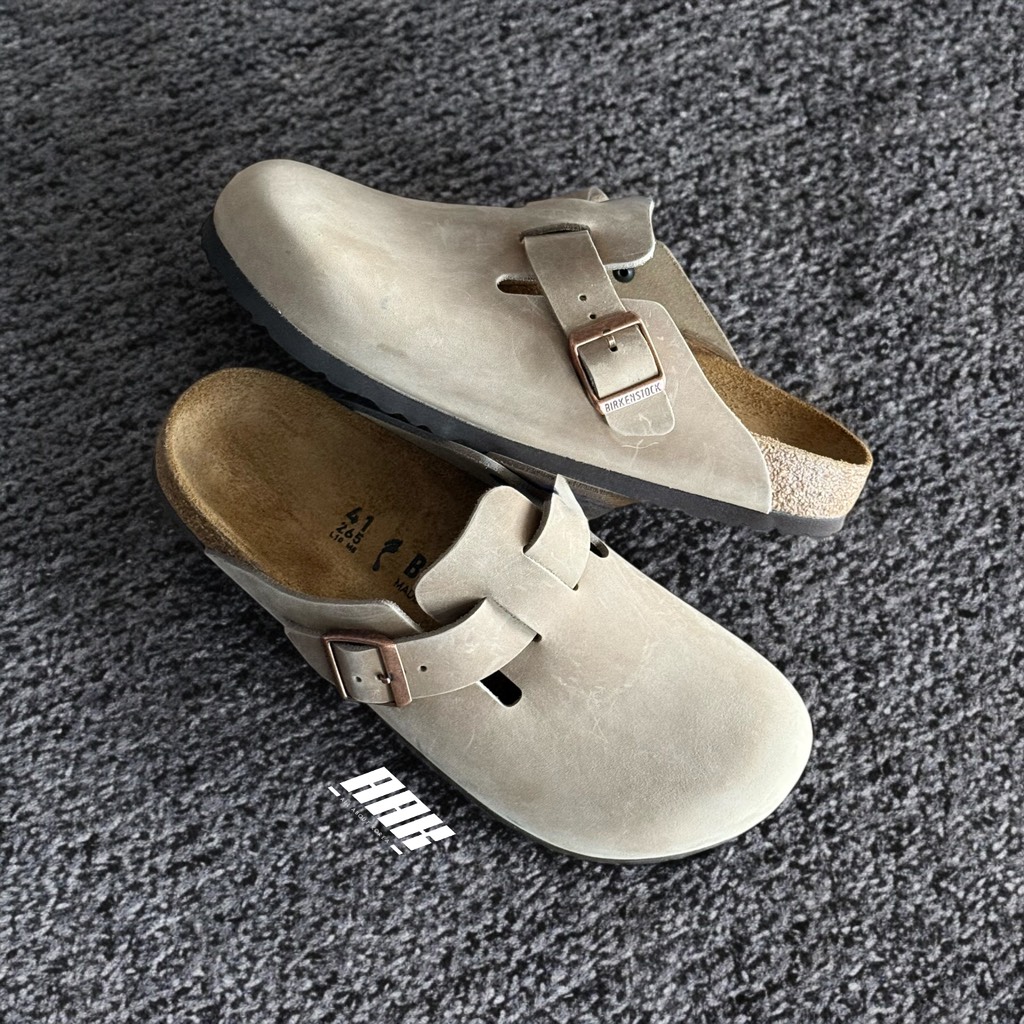 BIRKENSTOCK BOSTON OILED LEATHER / TOBACCO BROWN ( 0960811/0960813 )
